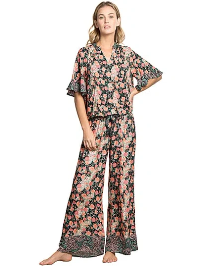 Victoria's Secret Maaji Anais Flutter Sleeve Pants Set In Multi