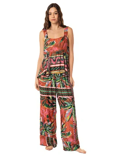 Victoria's Secret Maaji Owl Sleeveless Pant Set In Multi