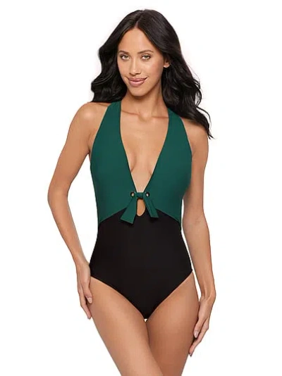 Victoria's Secret Magicsuit Halle One-piece Swimsuit In Green