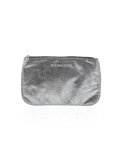 Pre-owned Victoria's Secret Makeup Bag In Gray
