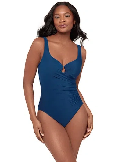 Victoria's Secret Miraclesuit Escape One Piece In Blue