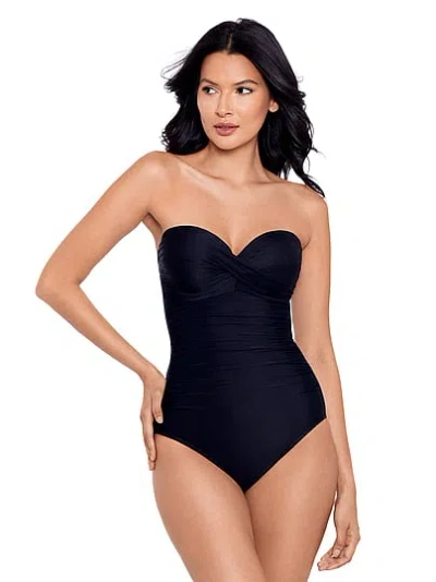 Victoria's Secret Miraclesuit Madrid One-piece Swimsuit In Blue