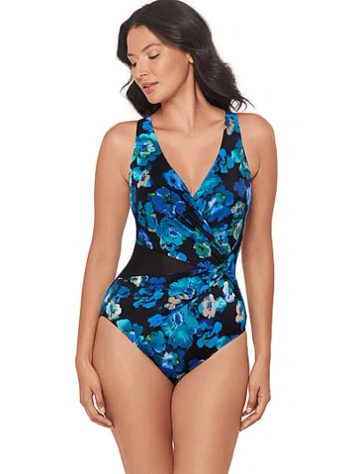 Victoria's Secret Miraclesuit Secret Garden Circe One-piece In Black