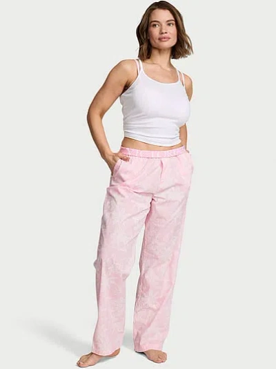Victoria's Secret Mix & Match Heritage Cotton Pajama Pant In Orange