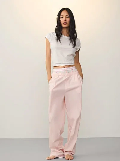 Victoria's Secret Mix & Match Sleep Heritage Cotton Pajama Pants In Pink