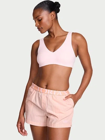 Victoria's Secret Mix & Match Sleep Heritage Cotton Pajama Shorts In Pink