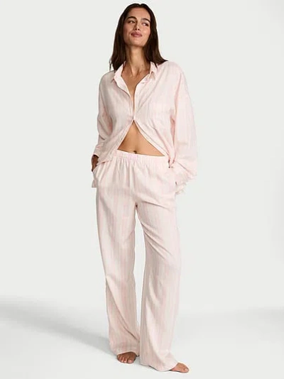 Victoria's Secret Modal-cotton Long Pajama Set In Multi