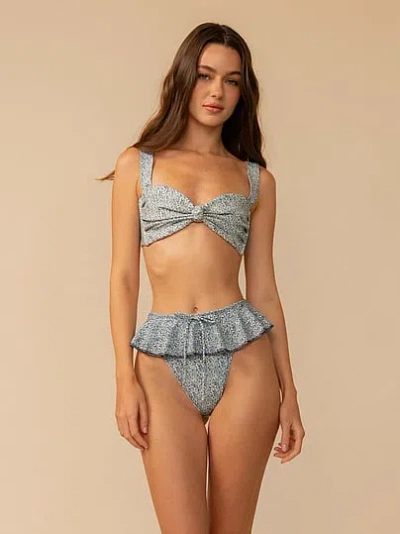 Victoria's Secret Montce Hayden Bikini Top In Blue