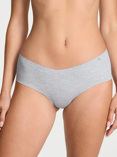 Victoria's Secret No-show Cotton Cheeky Panty In Gray
