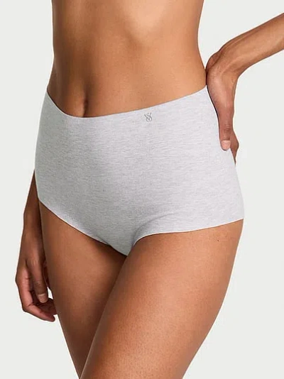 Victoria's Secret No-show Cotton Modern Brief Panty In Gray