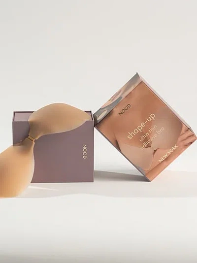 Victoria's Secret Nood Reusable Shape-up Strapless Adhesive Bra In Neutral