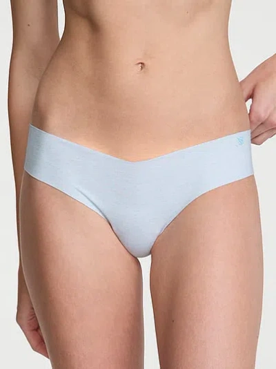 Victoria's Secret No-show Cotton Thong Panty In Blue