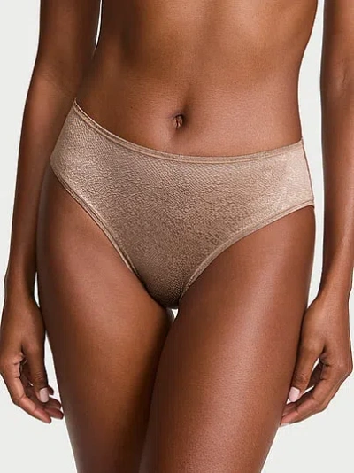 Victoria's Secret No-show Mid-rise Bikini Panty In Brown