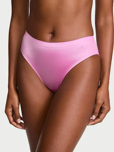 Victoria's Secret No-show Mid-rise Bikini Panty In Pink