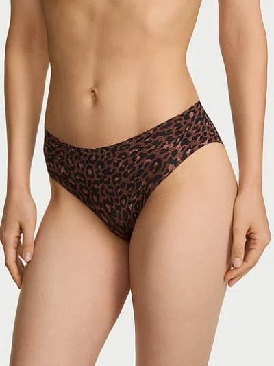 Victoria's Secret No-show Mid-rise Bikini Panty In Brown