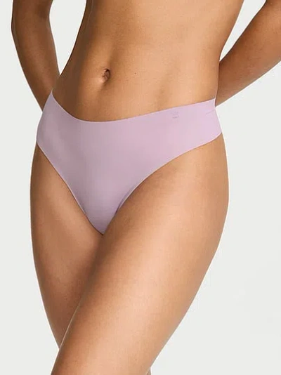 Victoria's Secret No-show Mid-rise Thong Panty In Pink