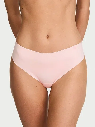 Victoria's Secret No-show Mid-rise Thong Panty In Pink