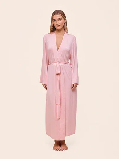 Victoria's Secret Papinelle Kate Modal Soft Maxi Robe In Pink