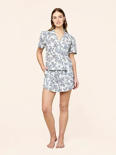 Victoria's Secret Papinelle Nostalgia Boxer Pajama Set In Multi