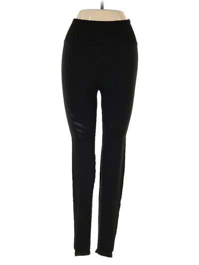 Pre-owned Victoria's Secret Pink Active Pants In Black