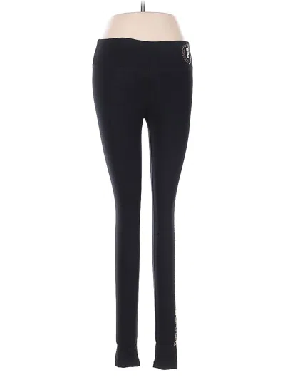 Pre-owned Victoria's Secret Pink Active Pants In Black