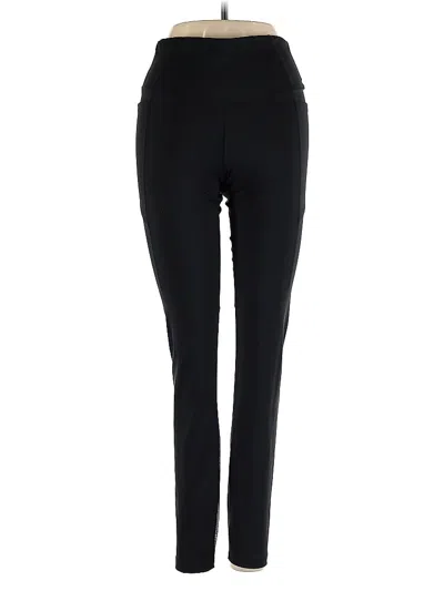 Pre-owned Victoria's Secret Pink Active Pants In Black