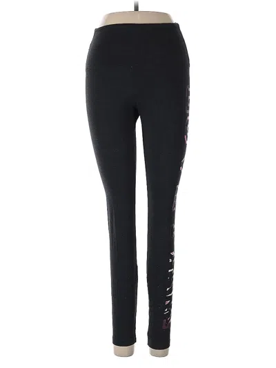 Pre-owned Victoria's Secret Pink Active Pants In Black