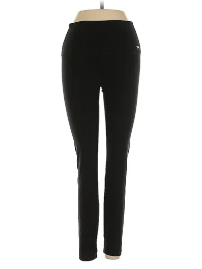 Pre-owned Victoria's Secret Pink Active Pants In Black