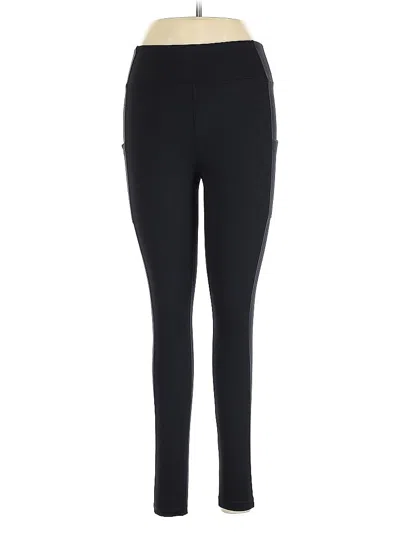 Pre-owned Victoria's Secret Pink Active Pants In Black