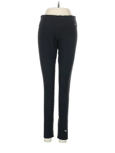 Pre-owned Victoria's Secret Pink Active Pants In Black