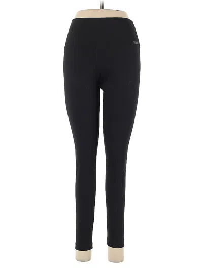 Pre-owned Victoria's Secret Pink Active Pants In Black