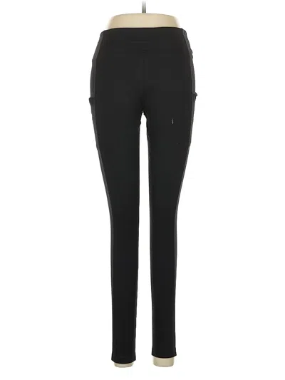 Pre-owned Victoria's Secret Pink Active Pants In Black