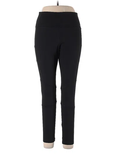 Pre-owned Victoria's Secret Pink Active Pants In Black