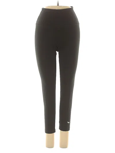 Pre-owned Victoria's Secret Pink Active Pants In Black