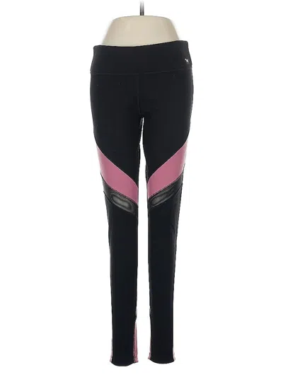 Pre-owned Victoria's Secret Pink Active Pants In Black