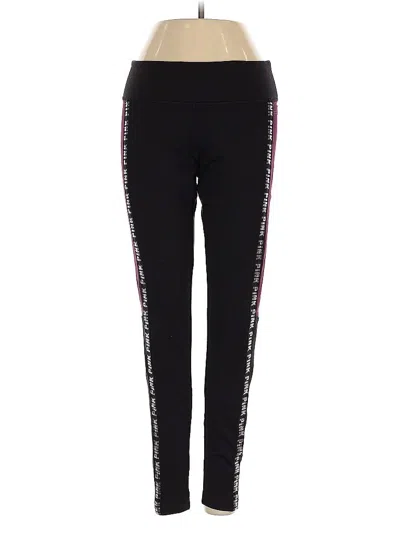 Pre-owned Victoria's Secret Pink Active Pants In Black