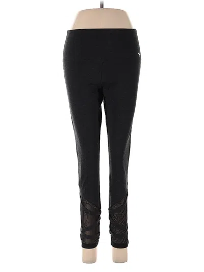 Pre-owned Victoria's Secret Pink Active Pants In Black