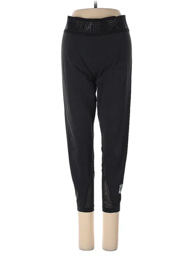 Pre-owned Victoria's Secret Pink Active Pants In Black
