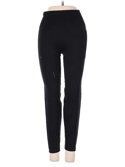 Pre-owned Victoria's Secret Pink Active Pants In Black