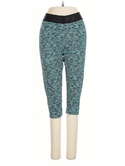 Pre-owned Victoria's Secret Pink Active Pants In Blue