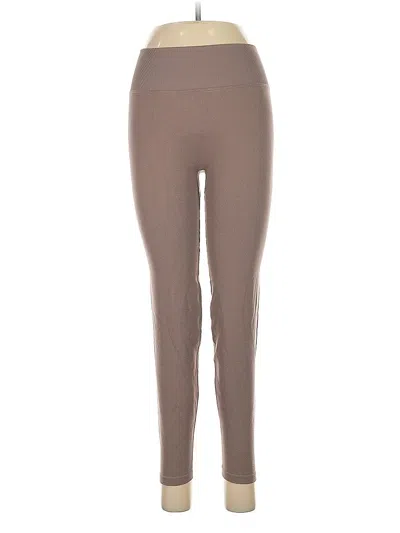 Pre-owned Victoria's Secret Pink Active Pants In Brown