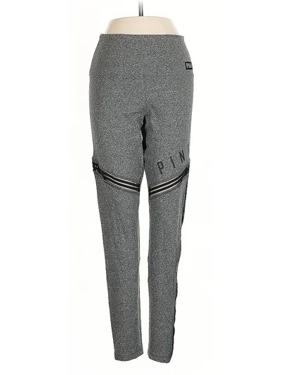 Pre-owned Victoria's Secret Pink Active Pants In Gray