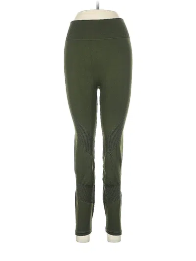 Pre-owned Victoria's Secret Pink Active Pants In Green