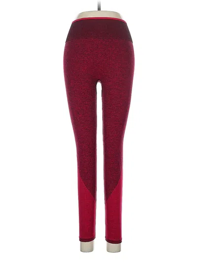 Pre-owned Victoria's Secret Pink Active Pants In Red