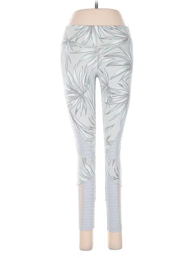 Pre-owned Victoria's Secret Pink Active Pants In Silver