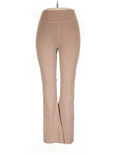 Pre-owned Victoria's Secret Pink Active Pants In Tan