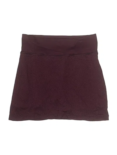 Pre-owned Victoria's Secret Pink Active Skort In Burgundy