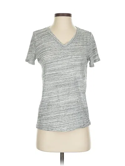 Pre-owned Victoria's Secret Pink Active T-shirt In Gray