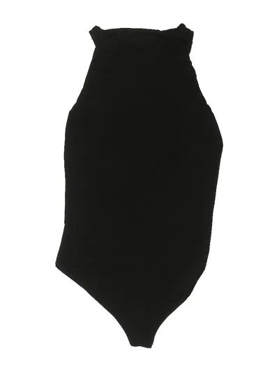 Pre-owned Victoria's Secret Pink Bodysuit In Black