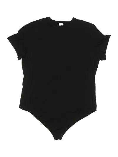 Pre-owned Victoria's Secret Pink Bodysuit In Black